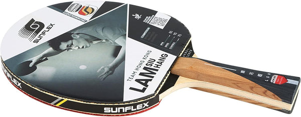 Sunflex Lam Siu Hang Table Tennis Bat Ping Pong Racket Racquet Game Tennis Racket Grips