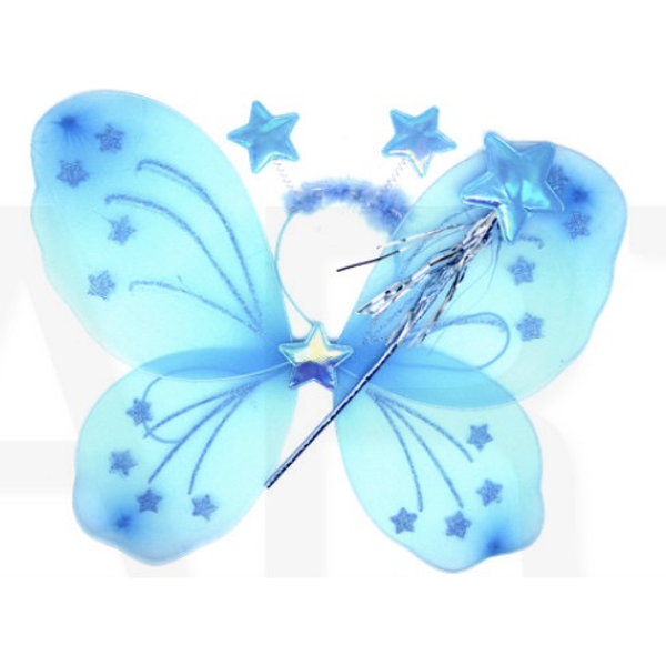 Br Costumes Girls Kids Angel Fairy Butterfly Wing Fancy Princess Dress Up Party Prop Blue Dress Up Costumes