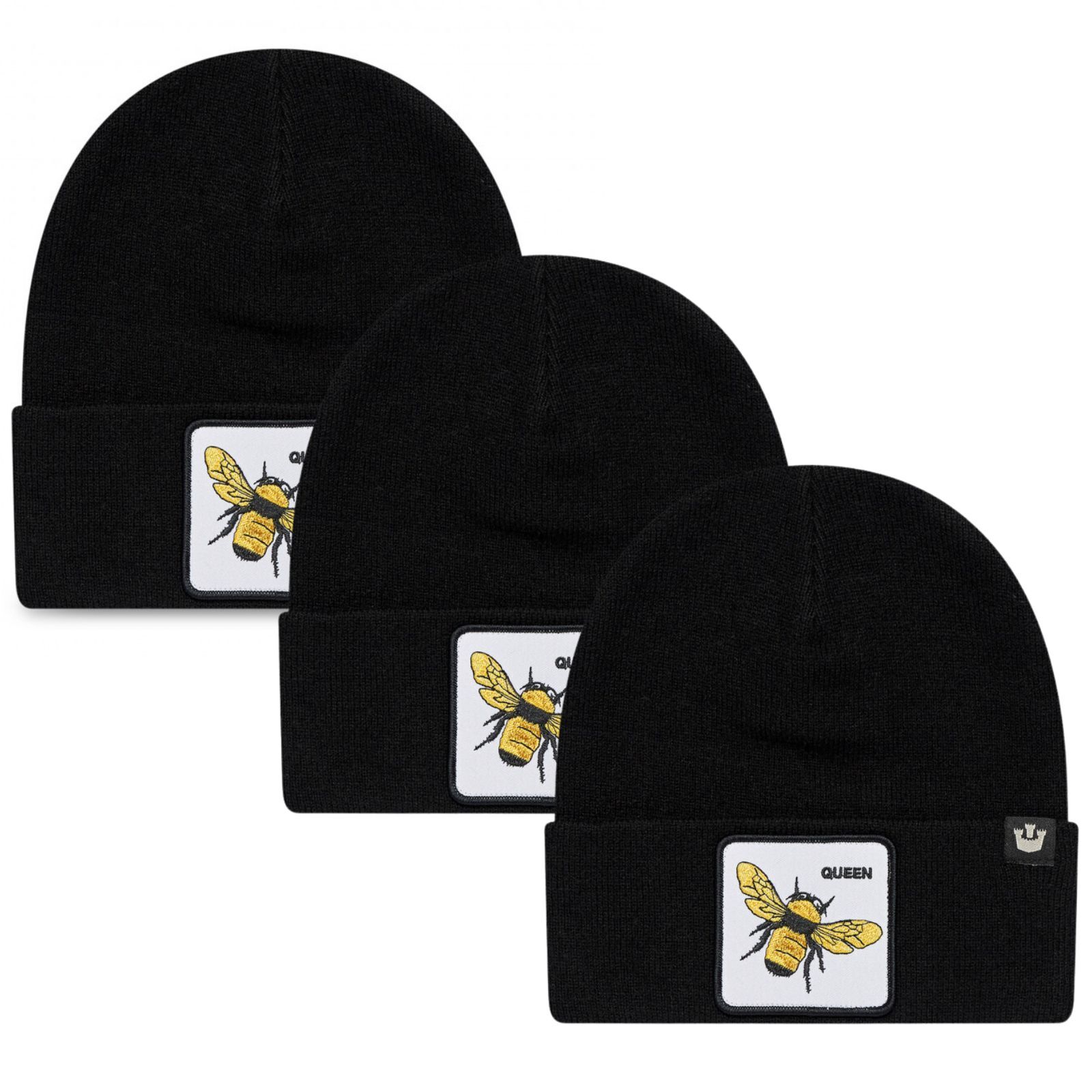 Goorin Brothers 3X Buzzed Beanie Hat Warm Winter Ski Animal Series Black Beanies