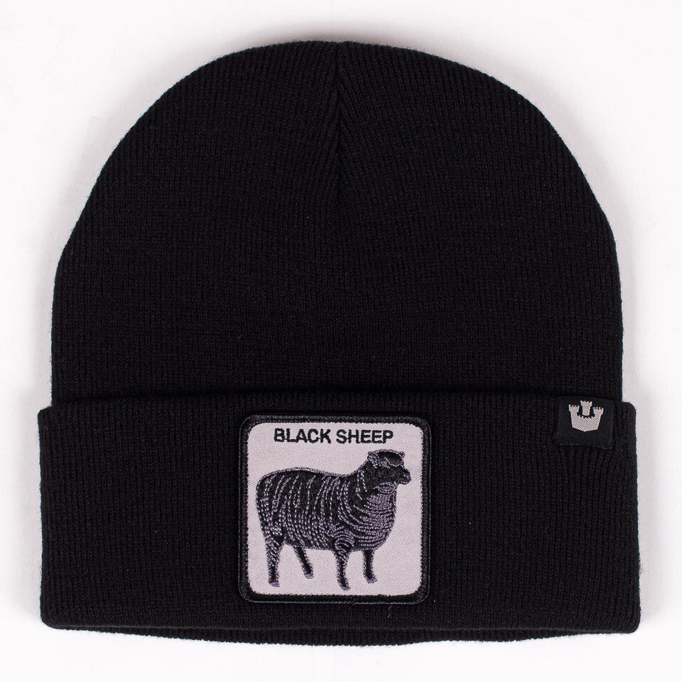 Goorin Sheep For Brains Beanie Hat Warm Winter Ski Animal Series Black Beanies