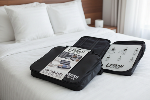 Urban Travel Shirt Organiser Bag Case Pouch W/ Fold Board 36Cm X 26Cm 5Cm In Black Other Travel Accessories