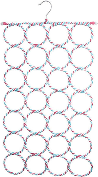 Br Apparel 2X 24 Hole Scarf Hanger Holder Storage Tie Belt Organiser Space Saver Hooks & Hangers