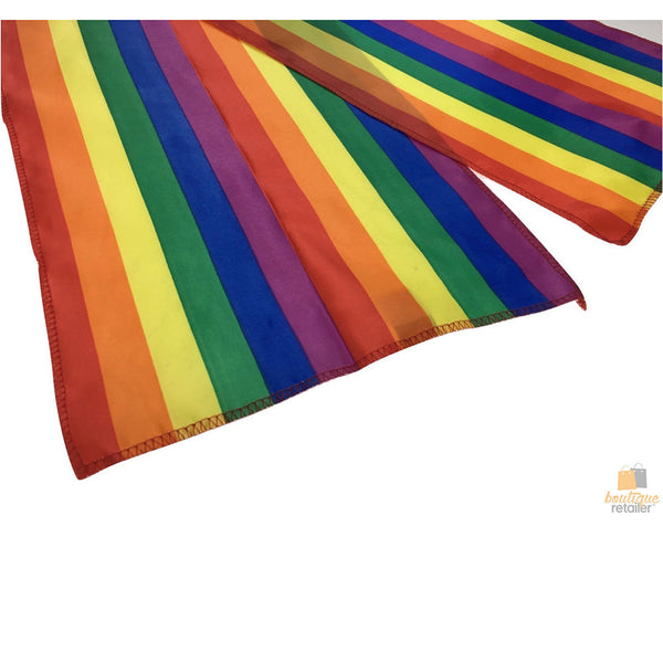 Br Costumes Gay Pride Rainbow Scarf Wrap Holiday Parade Gift Lesbian Lgbt Scarves & Wraps