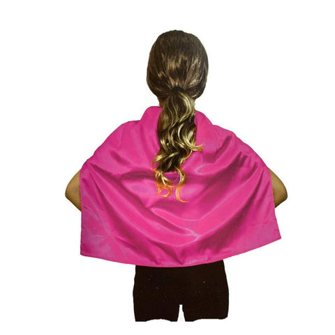 Br Costumes Short Cape Kids Childrens Party Vampire Coat School Team Colours Hot Pink Wings