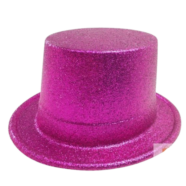 Br Costumes 12X Hot Pink Glitter Top Bulk Party Accessories Hats