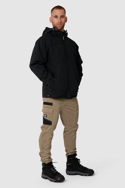 Mens Waterproof Zip Jacket Hood Chinook Cat Winter Ski In Black 3Xl Other Snow Sports Accessories