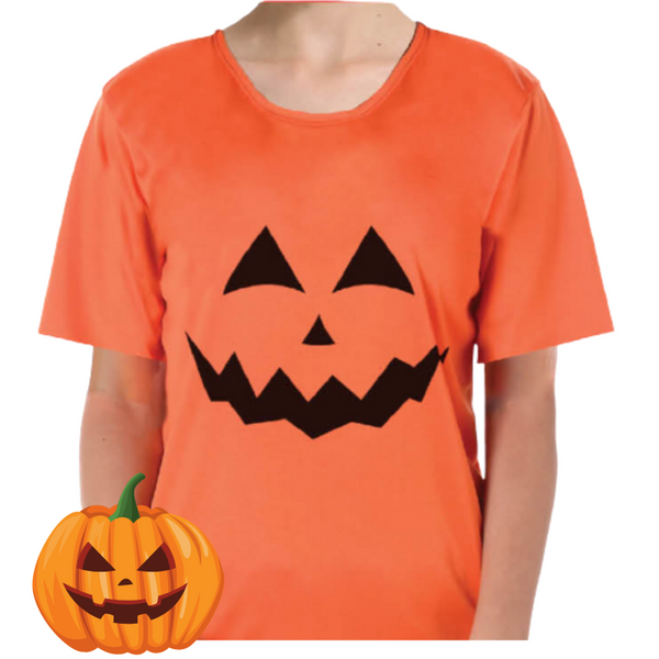 Br Costumes Kids Halloween T Shirt Pumpkin Childrens Orange Jack O'lantern Top Dress Up Costumes