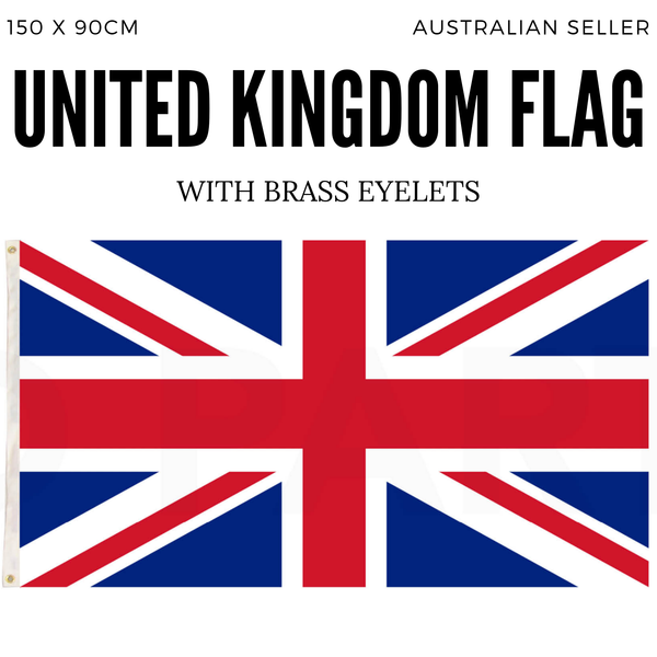 United Kingdom Country Flag Union Jack Great Britain Uk Heavy Duty 150Cm X 90Cm Flags