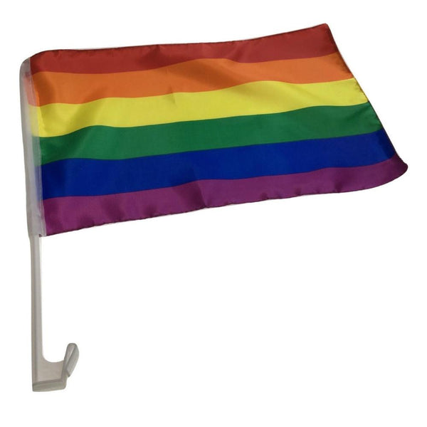 Br Costumes Rainbow Car Flag W Clip Australia Day 30Cm X 45Cm Lgbt Gay Pride Flags