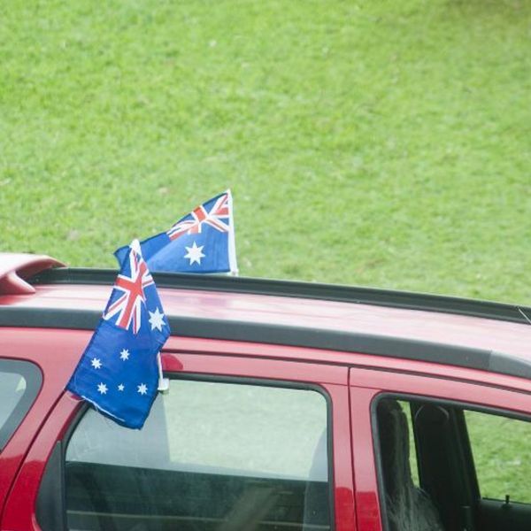 Br Costumes 1X Australia Car Flag With Clip Day 30Cm 45Cm Flags