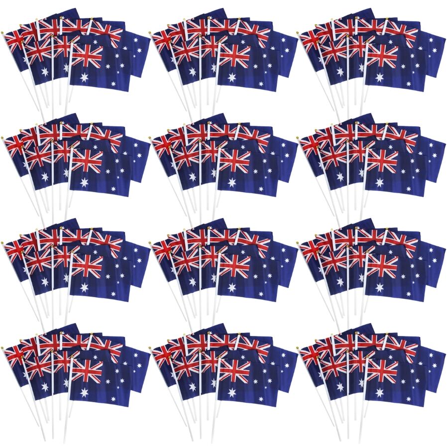 Br Costumes 12X Australian Hand Set Of 8 Perfect For Day Celebrations 14Cm 21Cm Flags