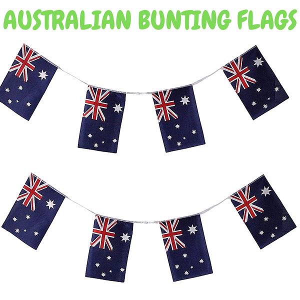 Br Costumes 7M Australia Bunting Flag Australian Day Colours Party Banner Flags Decor Banners Bunting & Garlands