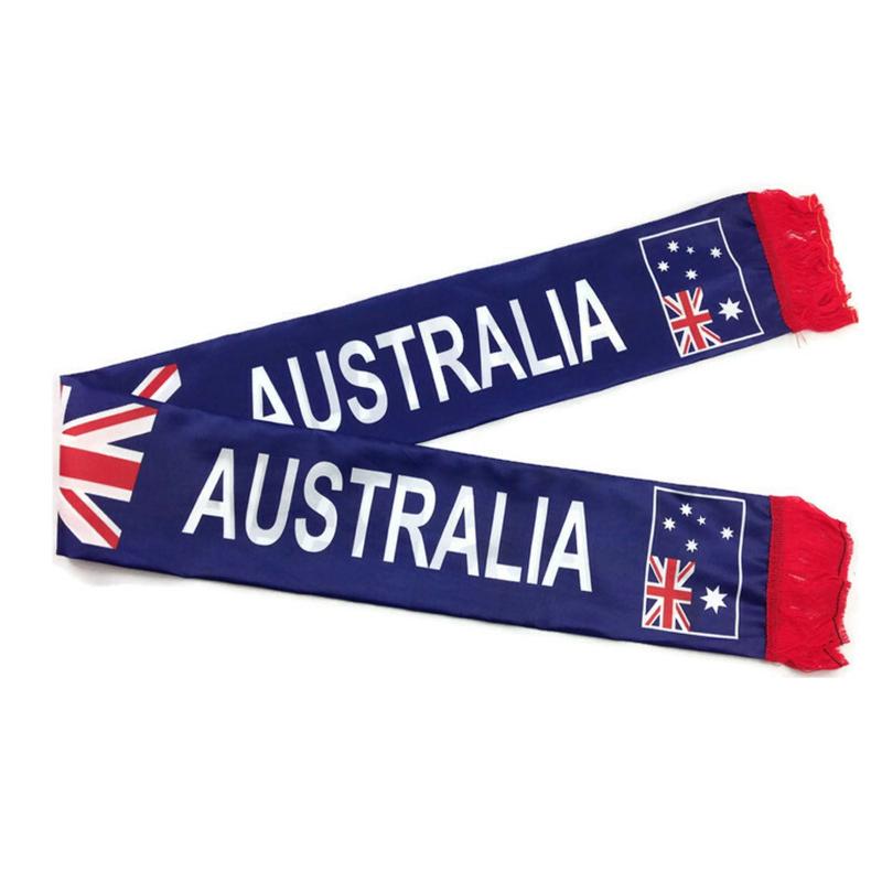 Br Costumes Australian Flag Scarf Day Party W Fringe Souvenir Banners Bunting & Garlands