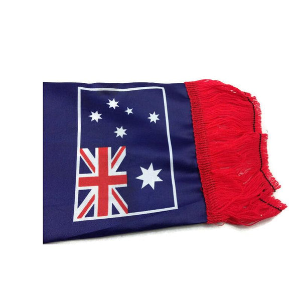 Br Costumes Australian Flag Scarf Day Party W Fringe Souvenir Banners Bunting & Garlands