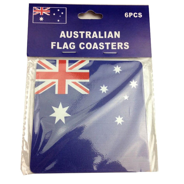 Br Costumes 6Pcs Australia Flag Placemat Table Drinks Wine Beer Holder Souvenir Coasters