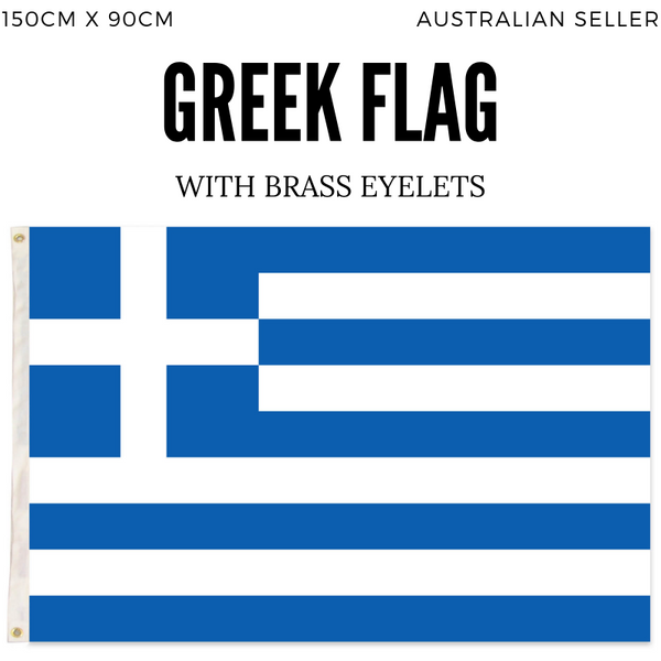 Br Costumes Greece Country Flag Greek Heavy Duty National Olympics Europe 150Cm X 90Cm Flags