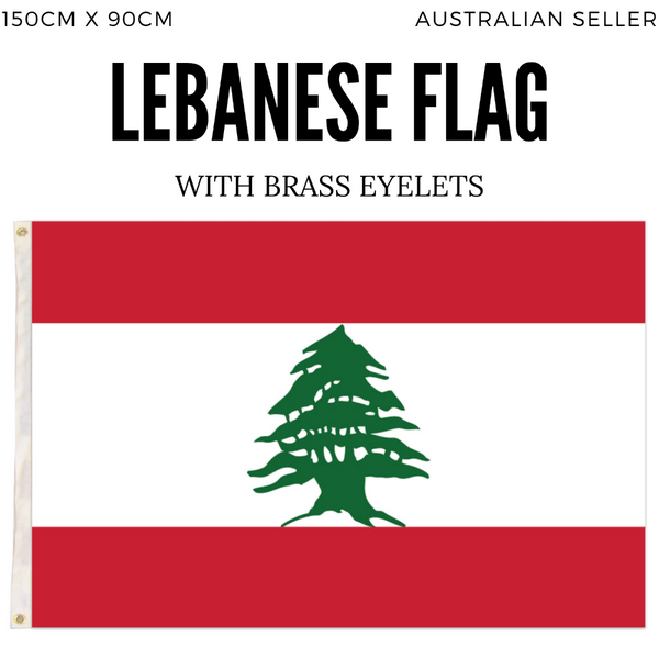 Br Costumes Lebanon Lebanese Country Flag Heavy Duty Outdoor 150Cm X 90Cm Flags