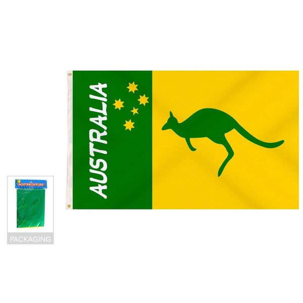 Br Costumes Australian Green And Yellow Flag 90X150cm Day Flags