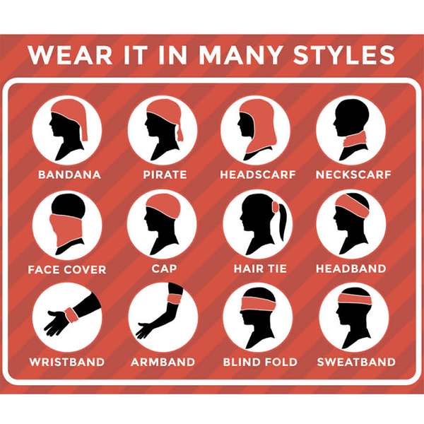 Br Costumes Multi Functional Tube Bandana Head Scarf Face Cover Mask Camo Army Camouflage Scarves