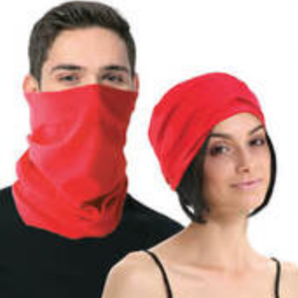 Br Costumes Seamless Tube Bandana Head Scarf Face Cover Mask Gaiter Ski Snow Plain Colours Red Scarves