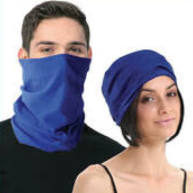 Br Costumes Seamless Tube Bandana Head Scarf Face Cover Mask Gaiter Ski Snow Plain Colours Royal Blue Scarves & Wraps