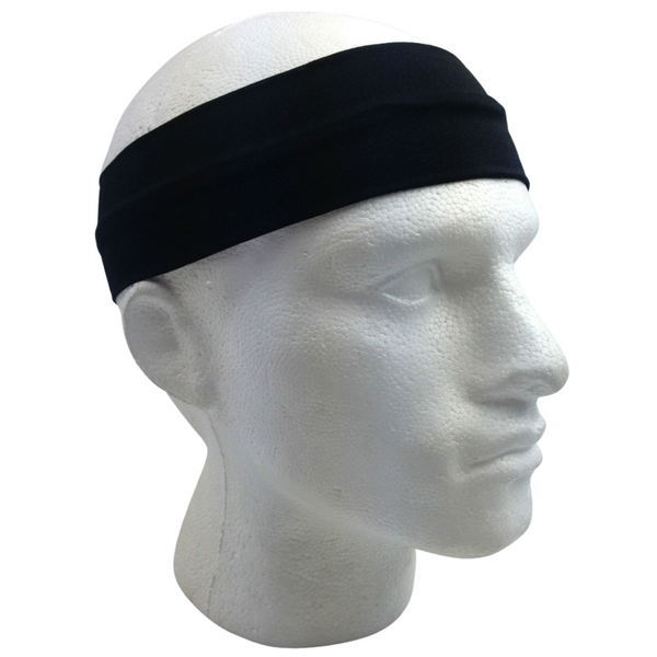 Br Costumes Plain Headband Elastic Stretch Sports Yoga Hair Band Unisex 8Cm Wide Wrap Wristbands & Headbands
