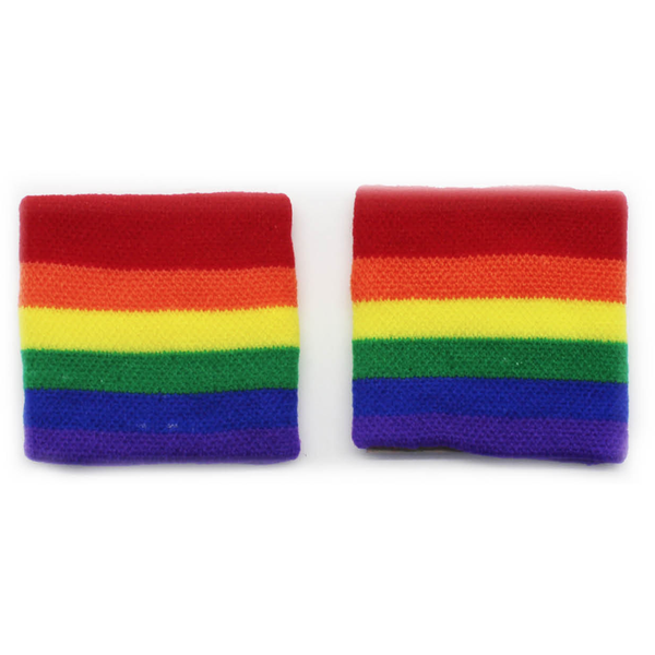 Br Costumes 2X Rainbow Wristbands Gay Lesbian Pride Lgbt Mardi Gras Party Wristbands & Headbands