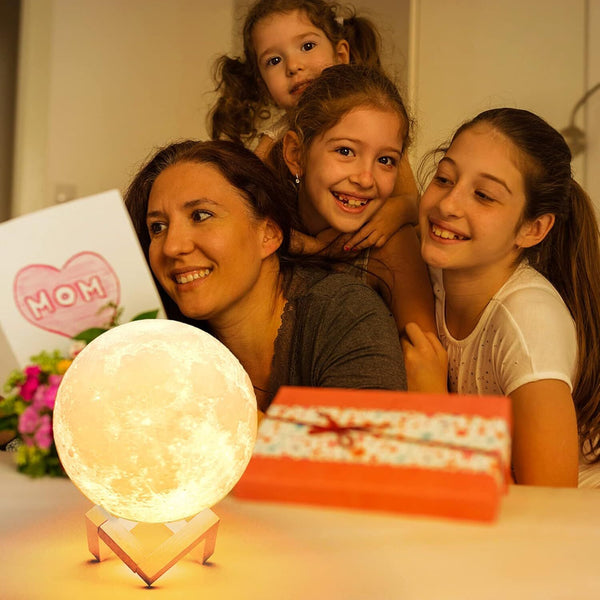 Br Home 3D Moon Lamp Night Light Moonlight Desk Table Smart Phone Montion Sensor Night Lights