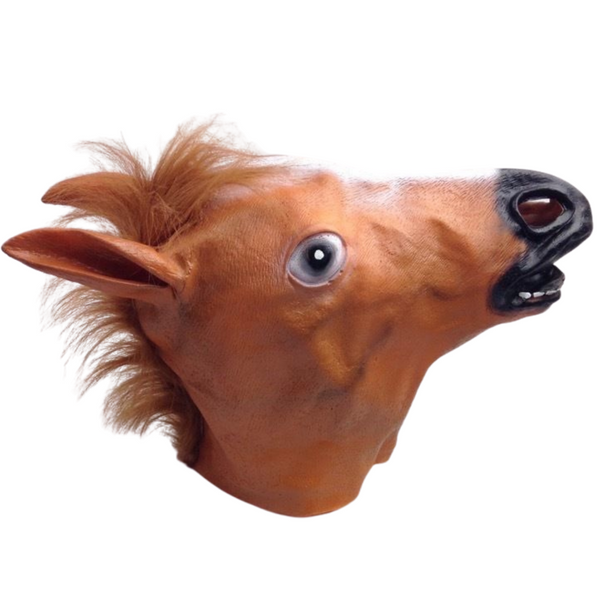 Br Costumes Horse Head Face Mask Halloween Latex Rubber Party Masks