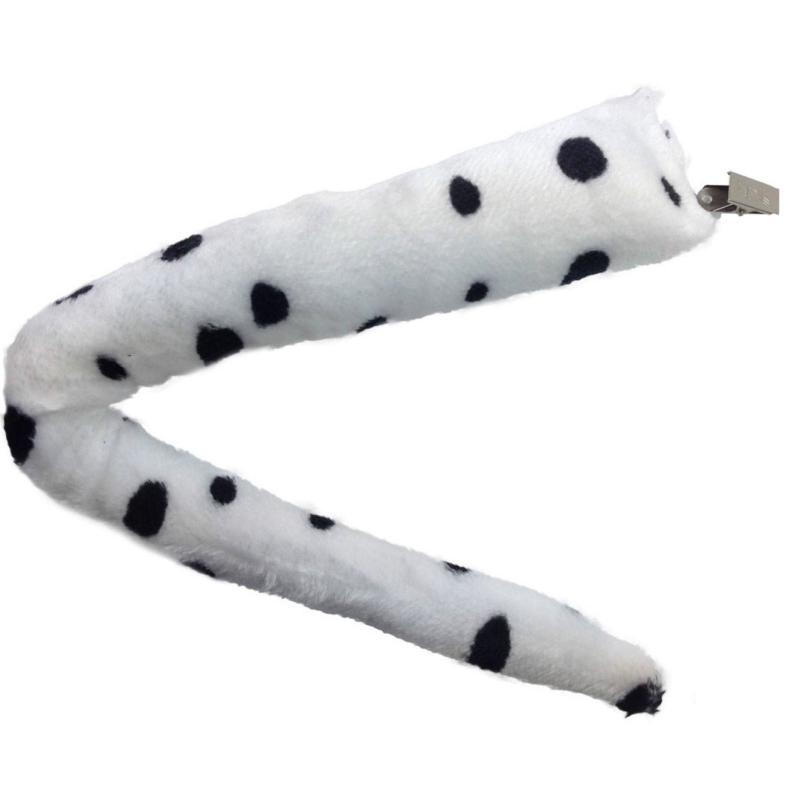 Br Costumes Animal Tail Halloween Fancy Dress Clip On Cosplay Dog Dalmatian Unisex Costumes