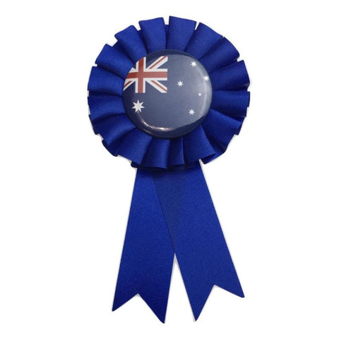 Br Costumes Australia Flag Clip On Ribbon Badge Award Blue Day Tennis Cricket Other Sports
