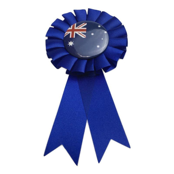 Br Costumes Australia Flag Clip On Ribbon Badge Award Blue Day Tennis Cricket Other Sports