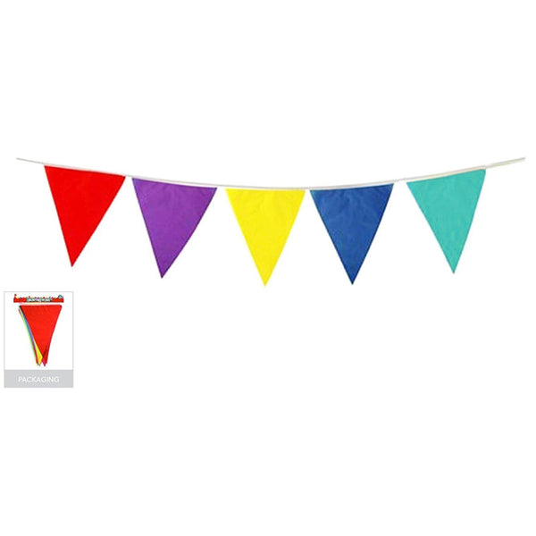 Br Costumes 9M Bunting Flag Colourful Triangle Party Banner Birthday Wedding Flags Outdoor Banners Bunting & Garlands