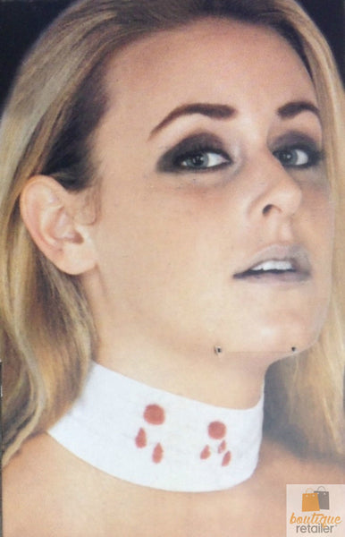 Br Costumes Vampire Bite Choker For Halloween Dress Up Horror Fake Blood Bandage Bandages Gauze & Dressings