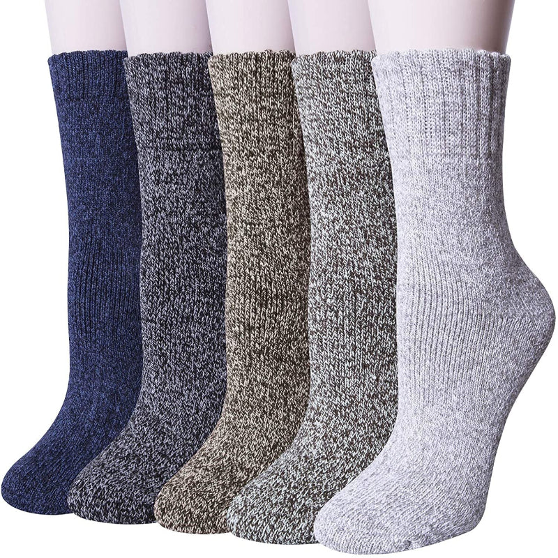 Br Apparel 3X Mens Pairs Thick Wool Blend Work Heavy Duty Outdoor Warm (Eu42 Eu48) Socks