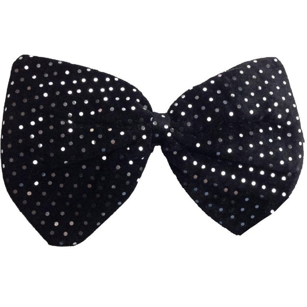 Br Costumes Large Bow Tie Sequin Polka Dots Bowtie Big King Size Party Ties