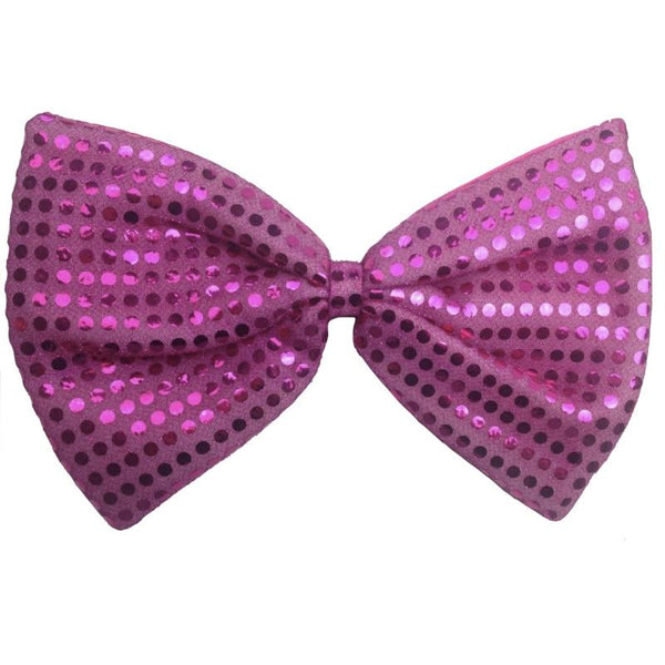 Br Costumes Large Bow Tie Sequin Polka Dots Bowtie Big King Size Party Ties