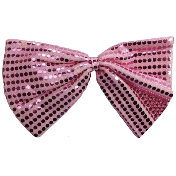 Br Costumes Large Bow Tie Sequin Polka Dots Bowtie Big King Size Party Ties