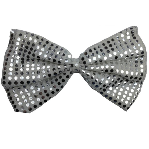 Br Costumes Large Bow Tie Sequin Polka Dots Bowtie Big King Size Party Ties