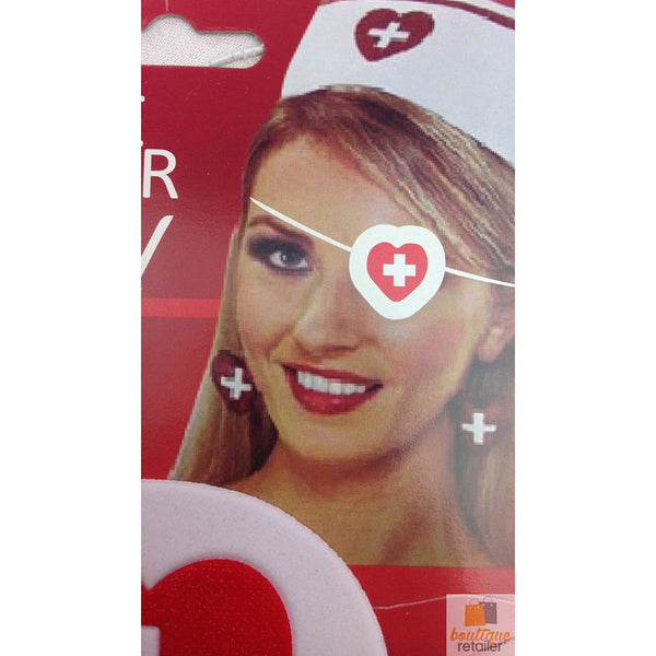 Br Costumes Nurse Eyepatch Fancy Dress Hospital Heart Ladies Doctor Party Unisex Costumes