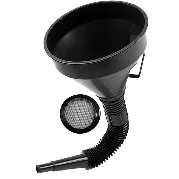 Br Auto Car Motorcycle Plastic Flexible Spout Gas Oil Water Fuel Funnel Tool Kit Fuel Funnels