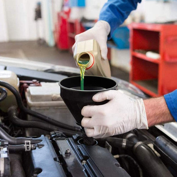 Br Auto 2X Car Motorcycle Plastic Flexible Spout Gas Oil Water Fuel Funnel Tool Kit Fuel Funnels