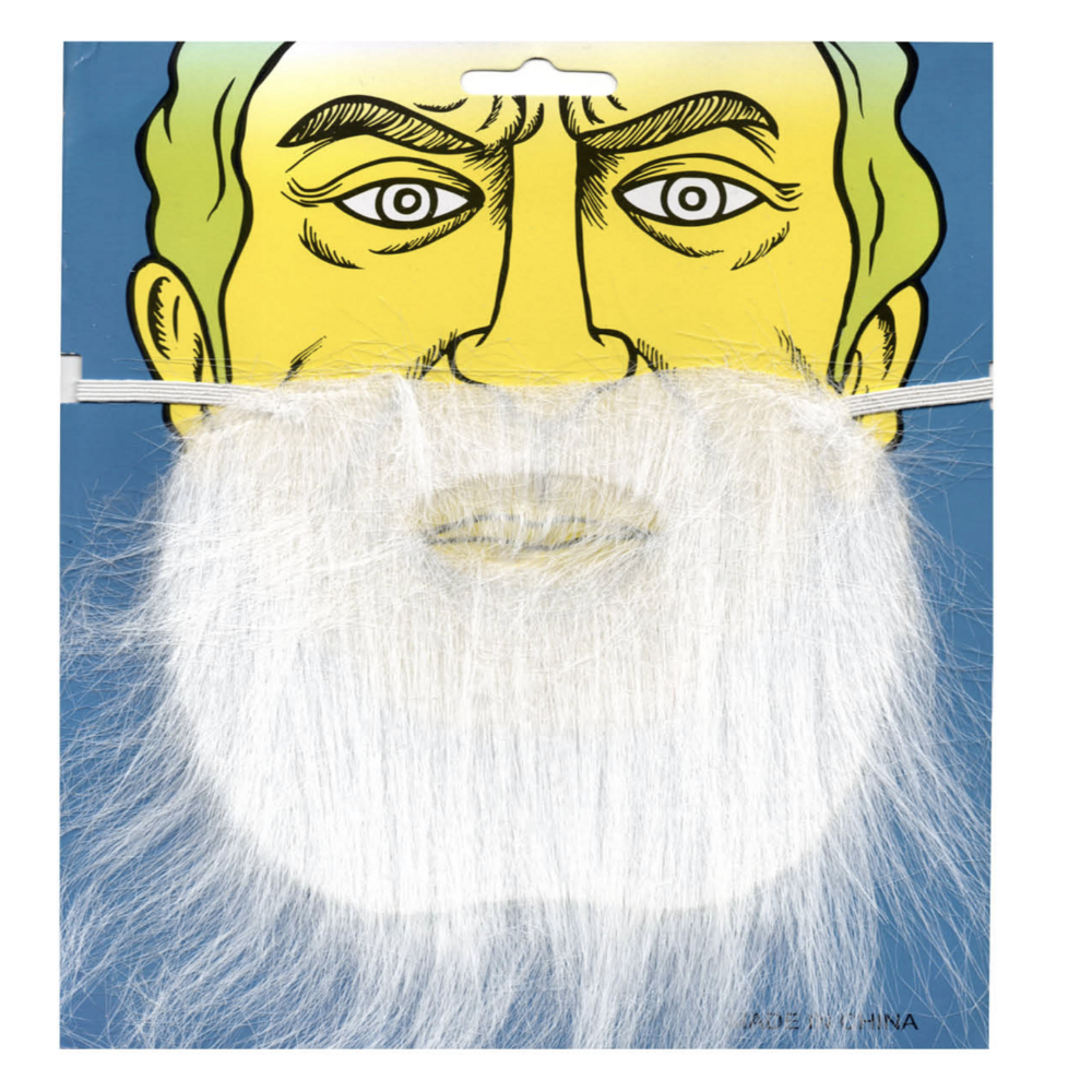 Br Costumes Santa Claus Beard Christmas Fancy Dress Xmas Holiday (White) Face Stickers
