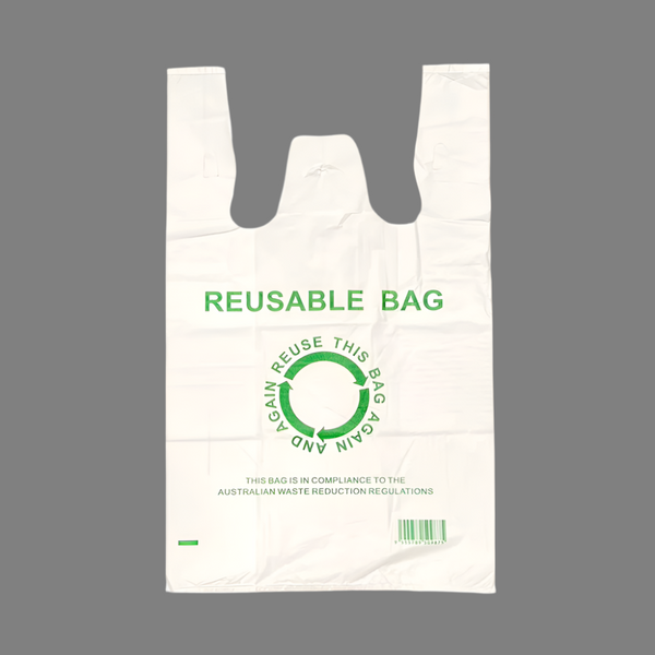 Br Apparel 245Pcs Jumbo Eco Reusable Plastic Singlet Shopping Grocery Bags Reusable Shopping Bags