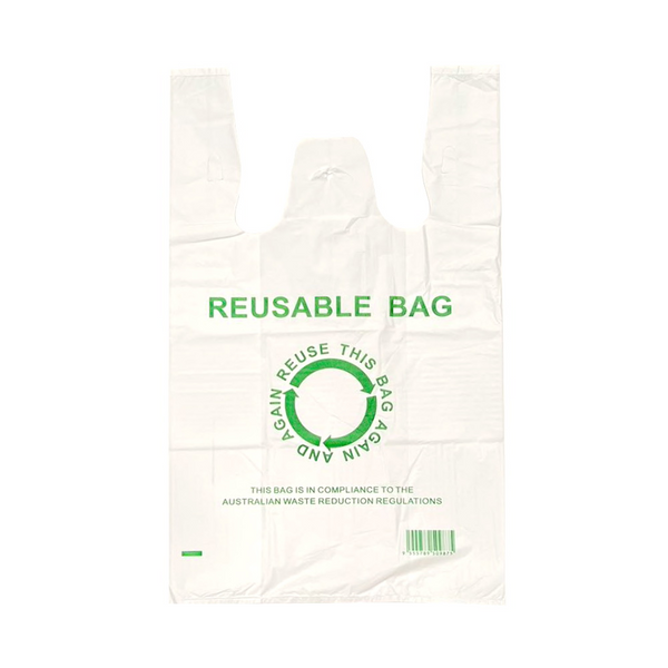 Br Apparel 245Pcs Jumbo Eco Reusable Plastic Singlet Shopping Grocery Bags Reusable Shopping Bags