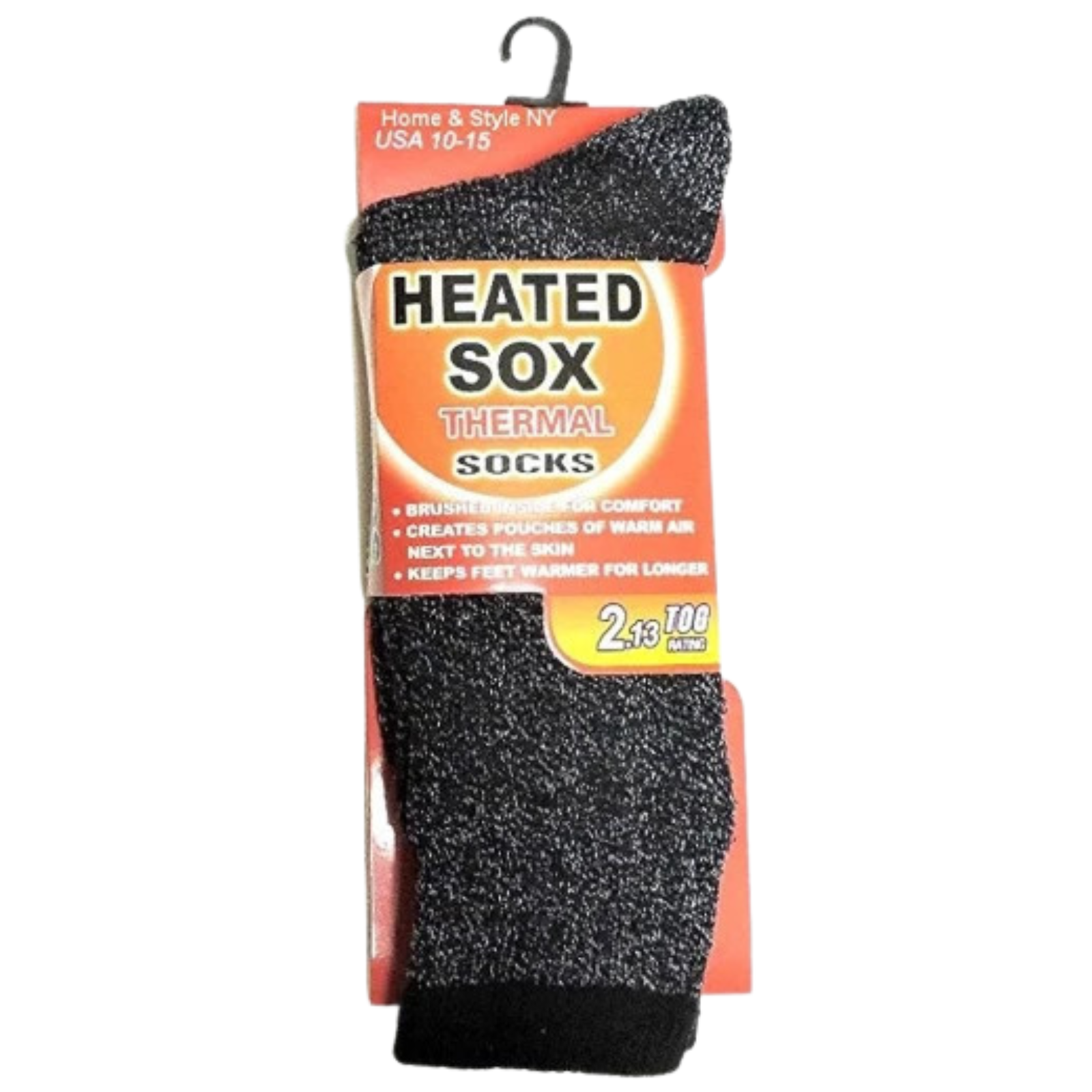 Br Apparel 1 Pair Mens Thermal Heated Warm Winter Comfort Work Sox Ski Socks