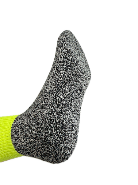 Br Apparel 1 Pair Woolen Thermal Hi Vis Workwear Safety High Visibility Yellow Size 6 11 Socks