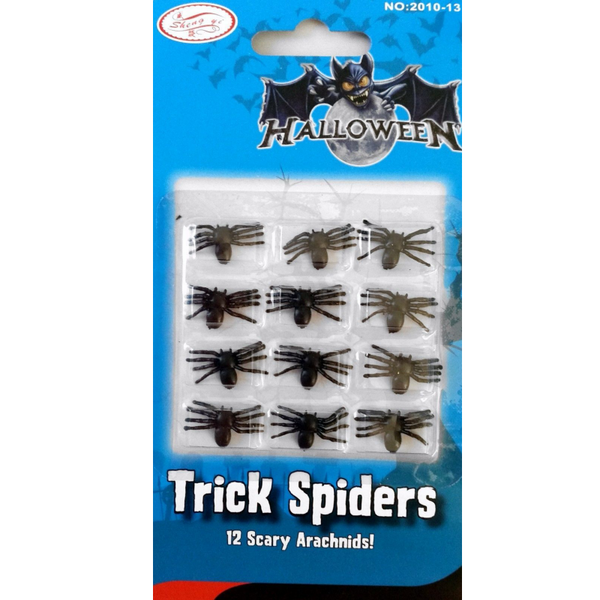 Br Costumes Mini Fake Spiders Trick Halloween Scary Arachnids Gag Toy For Kids And Babies Novelty