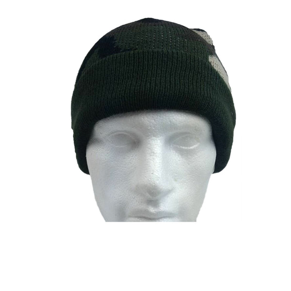 Br Apparel Camo Beanie Hat Winter Ski Army Military Fishing Green Camouflage Beanies