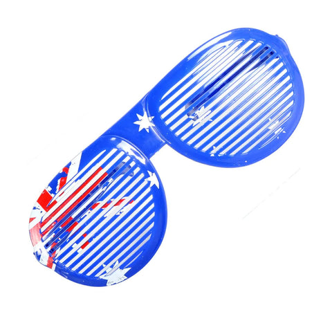 Br Apparel Jumbo Party Costume Glasses Australian Flag Design Wayfarer Oversized 26Cm Wide Party Gags & Tricks